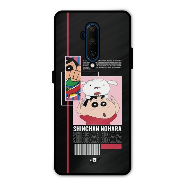 Shinchan Nohara Metal Back Case for OnePlus 7T Pro