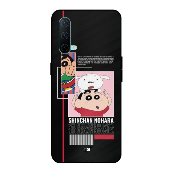 Shinchan Nohara Metal Back Case for OnePlus Nord CE 5G