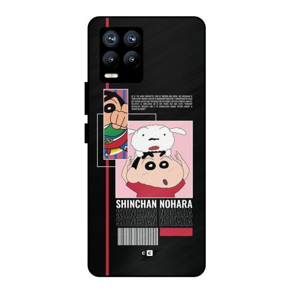 Shinchan Nohara Metal Back Case for Realme 8 Pro