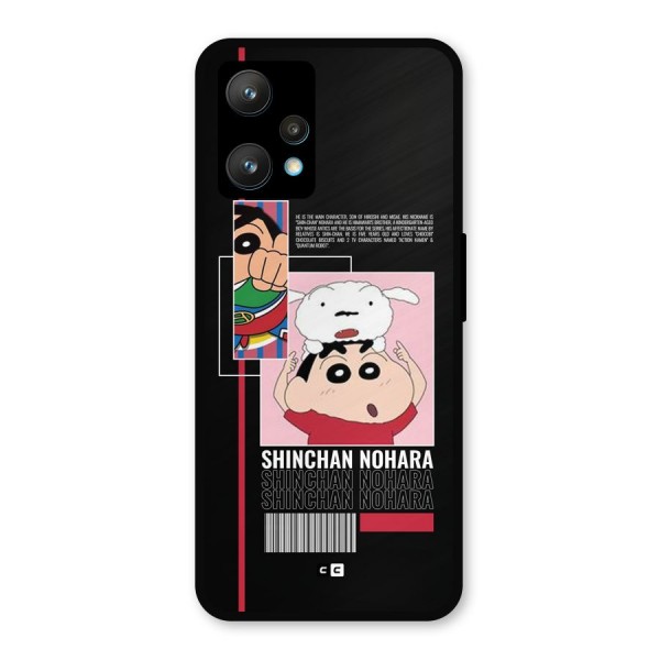 Shinchan Nohara Metal Back Case for Realme 9