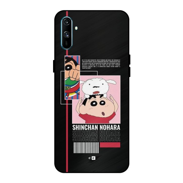 Shinchan Nohara Metal Back Case for Realme C3