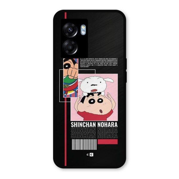 Shinchan Nohara Metal Back Case for Realme Narzo 50 5G