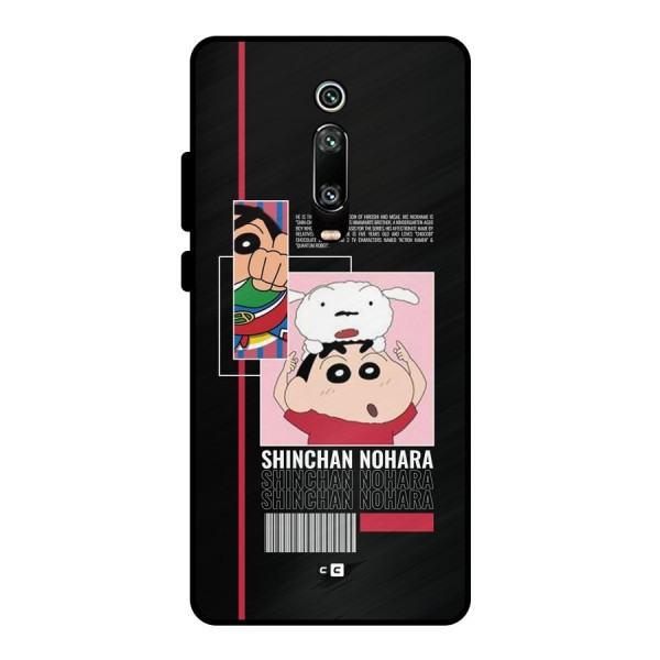 Shinchan Nohara Metal Back Case for Redmi K20 Pro