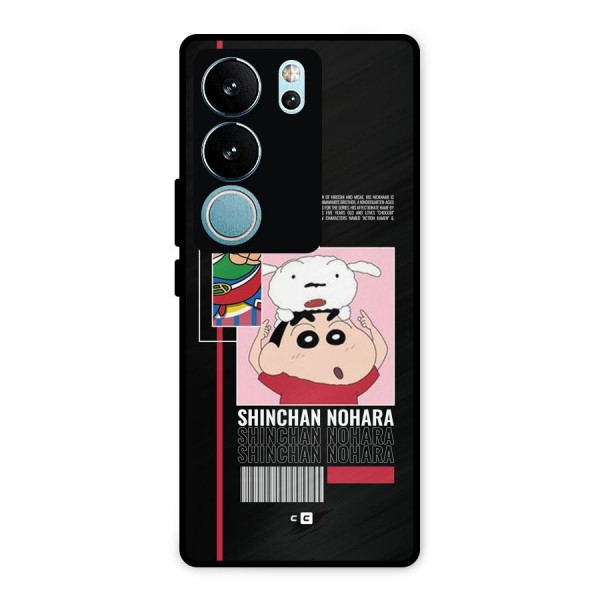 Shinchan Nohara Metal Back Case for Vivo V29