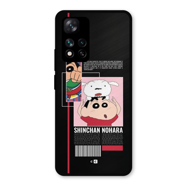 Shinchan Nohara Metal Back Case for Xiaomi 11i 5G