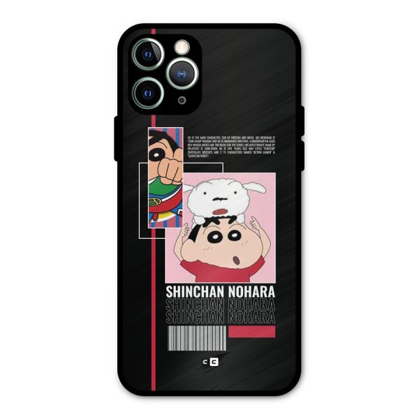 Shinchan Nohara Metal Back Case for iPhone 11 Pro Max