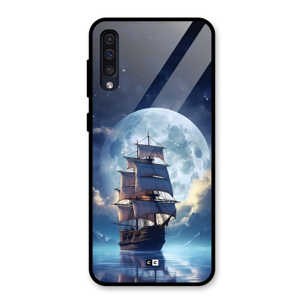 Ship InThe Dark Evening Glass Back Case for Galaxy A30s