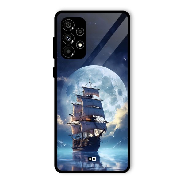 Ship InThe Dark Evening Glass Back Case for Galaxy A73 5G