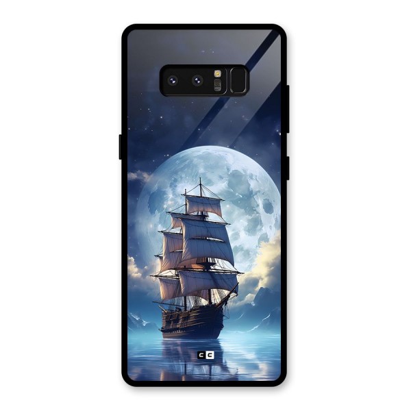 Ship InThe Dark Evening Glass Back Case for Galaxy Note 8