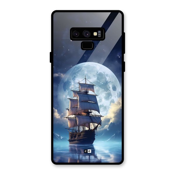 Ship InThe Dark Evening Glass Back Case for Galaxy Note 9