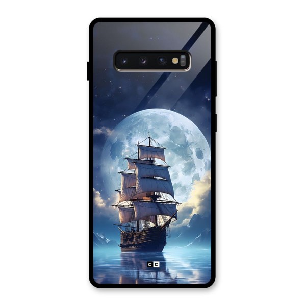 Ship InThe Dark Evening Glass Back Case for Galaxy S10 Plus