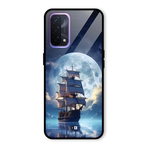Ship InThe Dark Evening Glass Back Case for Oppo A74 5G