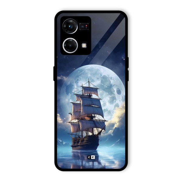 Ship InThe Dark Evening Glass Back Case for Oppo F21s Pro 4G