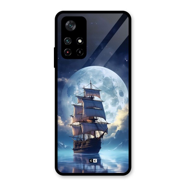 Ship InThe Dark Evening Glass Back Case for Poco M4 Pro 5G