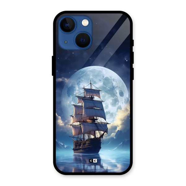 Ship InThe Dark Evening Glass Back Case for iPhone 13 Mini