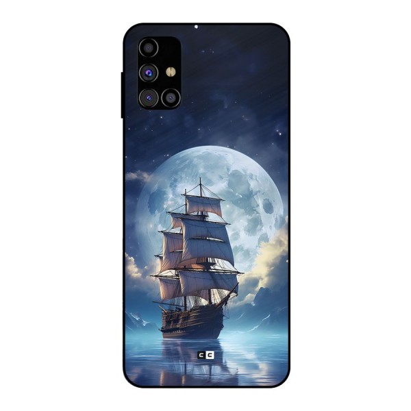 Ship InThe Dark Evening Metal Back Case for Galaxy M31s