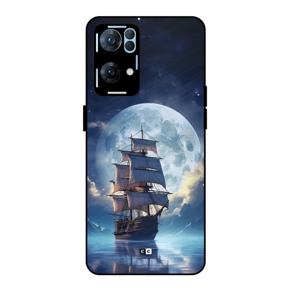 Ship InThe Dark Evening Metal Back Case for Oppo Reno7 Pro 5G