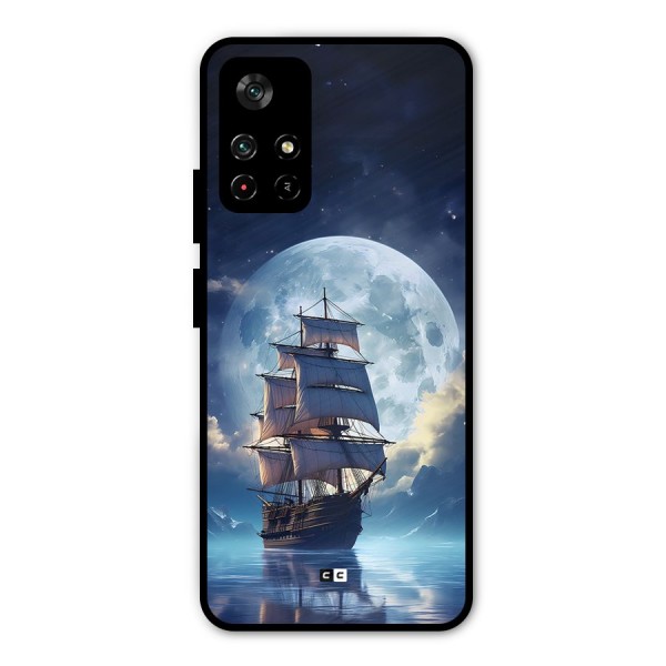 Ship InThe Dark Evening Metal Back Case for Poco M4 Pro 5G
