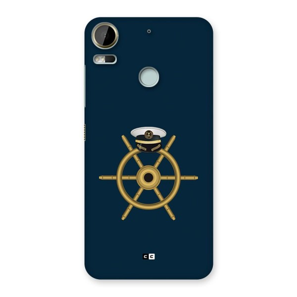 Ship Wheel And Cap Back Case for Desire 10 Pro