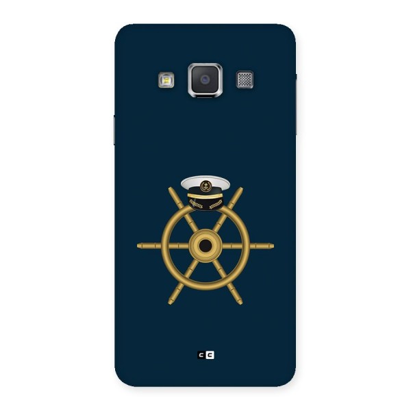 Ship Wheel And Cap Back Case for Galaxy A3