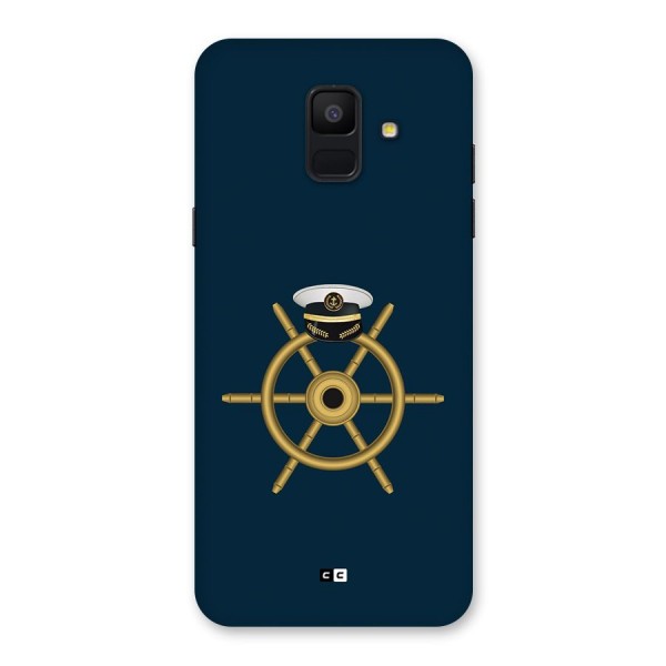 Ship Wheel And Cap Back Case for Galaxy A6 (2018)