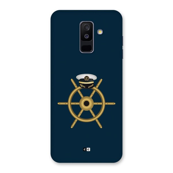 Ship Wheel And Cap Back Case for Galaxy A6 Plus