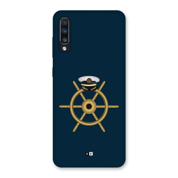 Ship Wheel And Cap Back Case for Galaxy A70