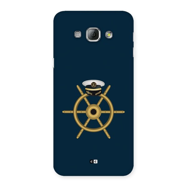 Ship Wheel And Cap Back Case for Galaxy A8