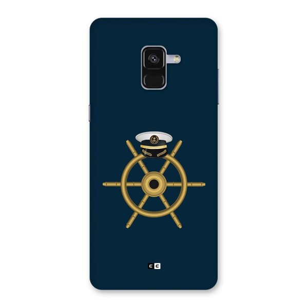 Ship Wheel And Cap Back Case for Galaxy A8 Plus