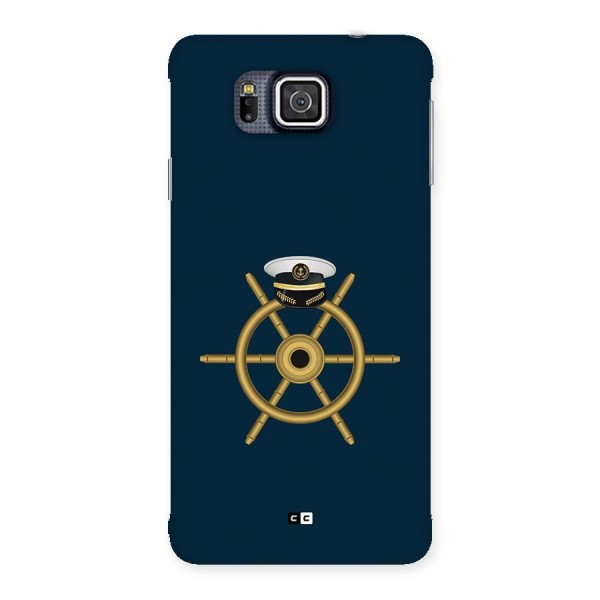 Ship Wheel And Cap Back Case for Galaxy Alpha