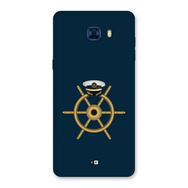 Ship Wheel And Cap Back Case for Galaxy C7 Pro