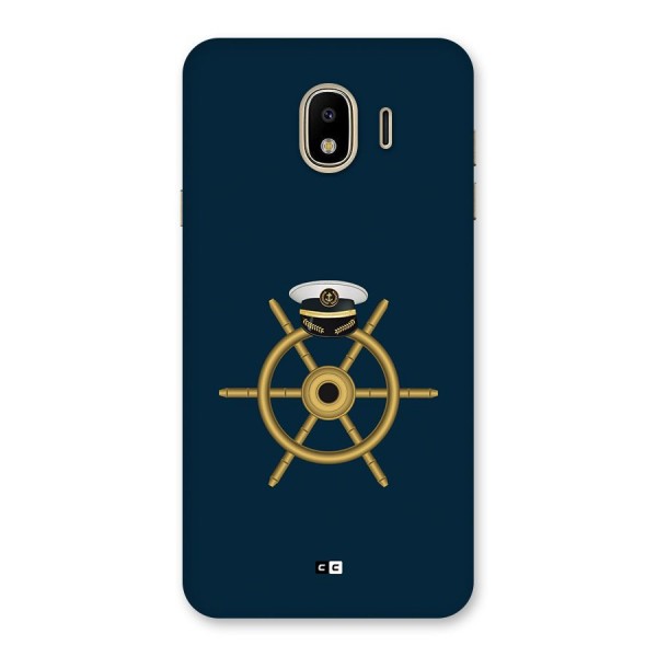 Ship Wheel And Cap Back Case for Galaxy J4