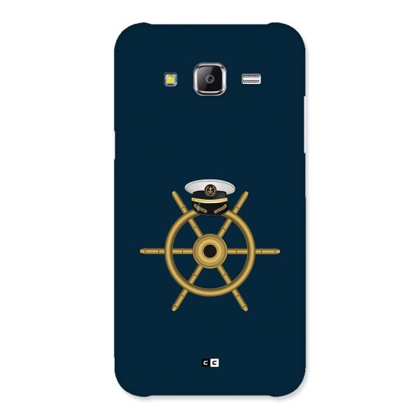 Ship Wheel And Cap Back Case for Galaxy J5