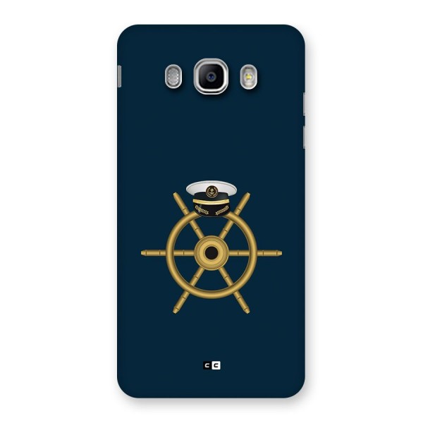 Ship Wheel And Cap Back Case for Galaxy J5 2016