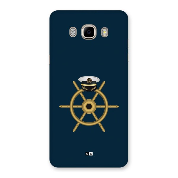 Ship Wheel And Cap Back Case for Galaxy J7 2016