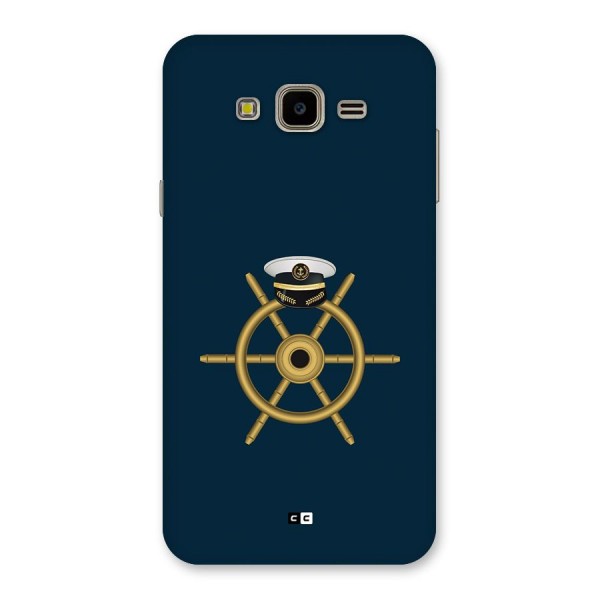 Ship Wheel And Cap Back Case for Galaxy J7 Nxt