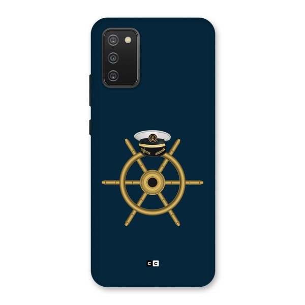 Ship Wheel And Cap Back Case for Galaxy M02s
