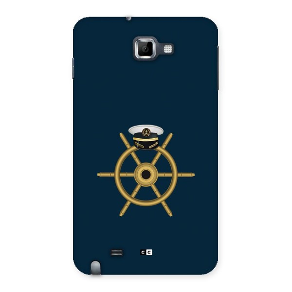 Ship Wheel And Cap Back Case for Galaxy Note