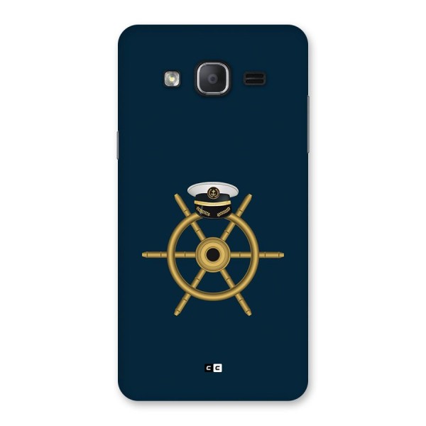Ship Wheel And Cap Back Case for Galaxy On7 2015