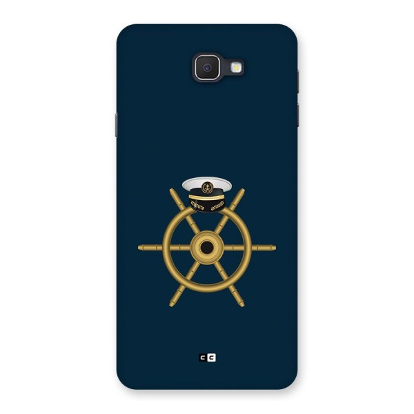 Ship Wheel And Cap Back Case for Galaxy On7 2016
