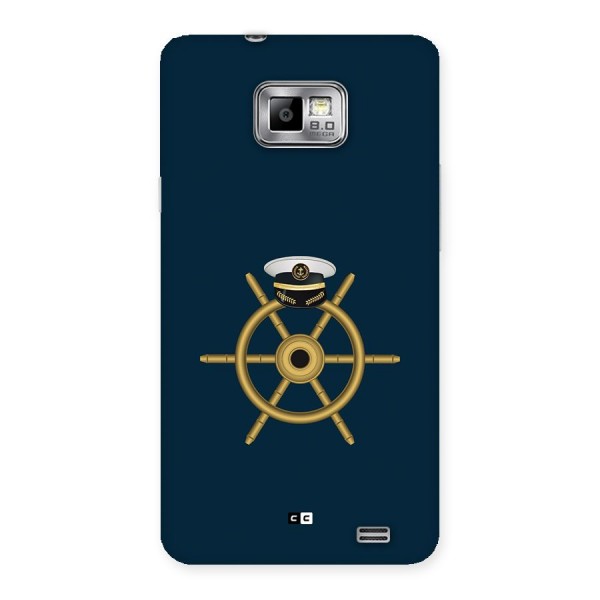 Ship Wheel And Cap Back Case for Galaxy S2