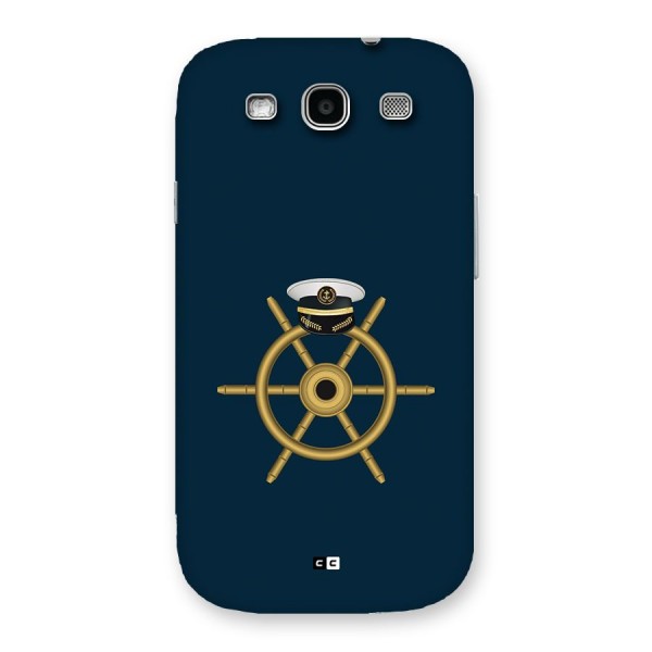 Ship Wheel And Cap Back Case for Galaxy S3