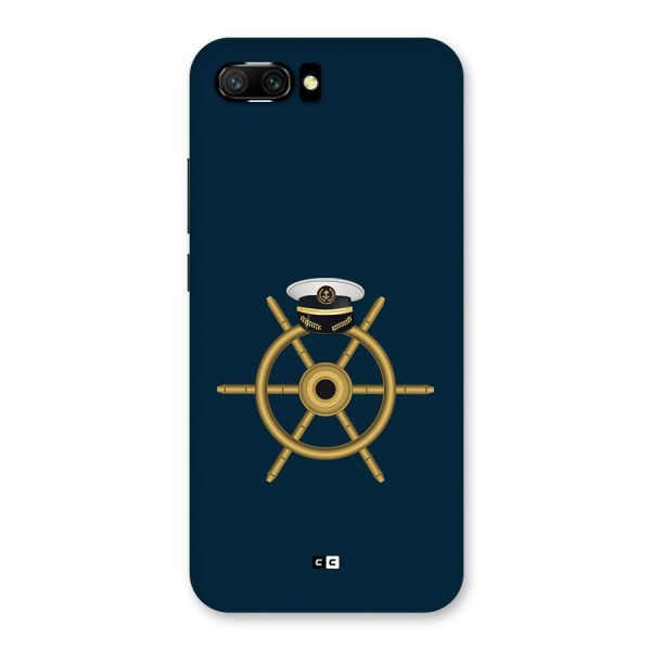 Ship Wheel And Cap Back Case for Honor 10