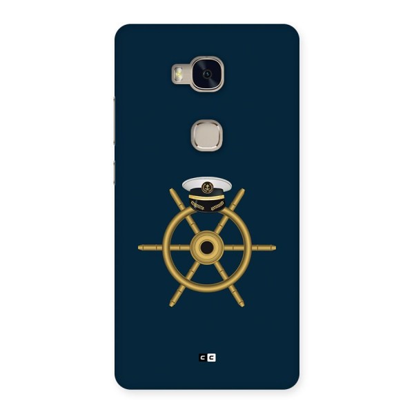 Ship Wheel And Cap Back Case for Honor 5X
