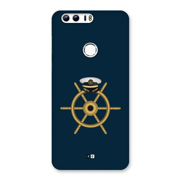 Ship Wheel And Cap Back Case for Honor 8