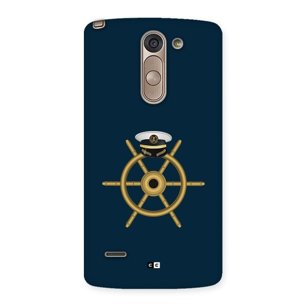 Ship Wheel And Cap Back Case for LG G3 Stylus