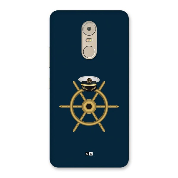 Ship Wheel And Cap Back Case for Lenovo K6 Note