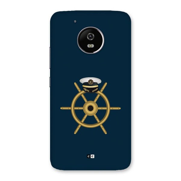 Ship Wheel And Cap Back Case for Moto G5