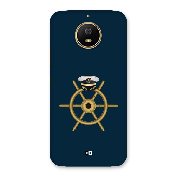 Ship Wheel And Cap Back Case for Moto G5s