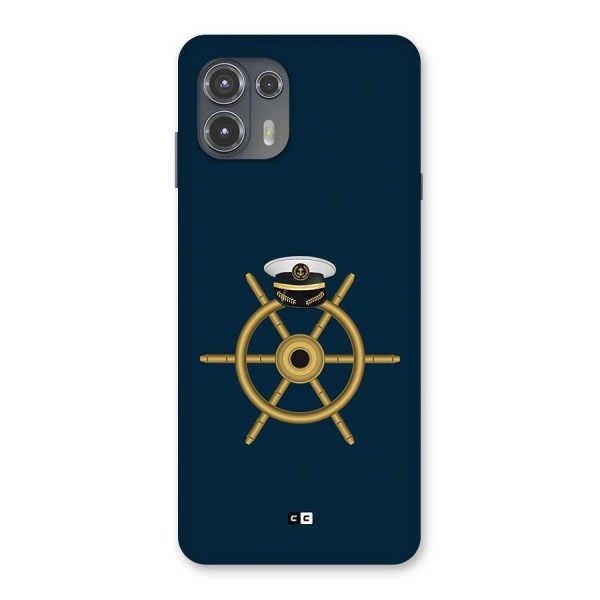 Ship Wheel And Cap Back Case for Motorola Edge 20 Fusion